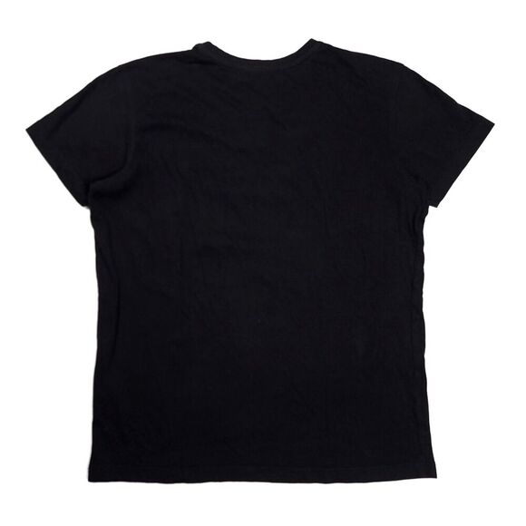 ROBERTO CAVALLI 90s Snake Print Logo Short Sleeve Crew TShirt Black Medium Y2k - Picture 6 of 9